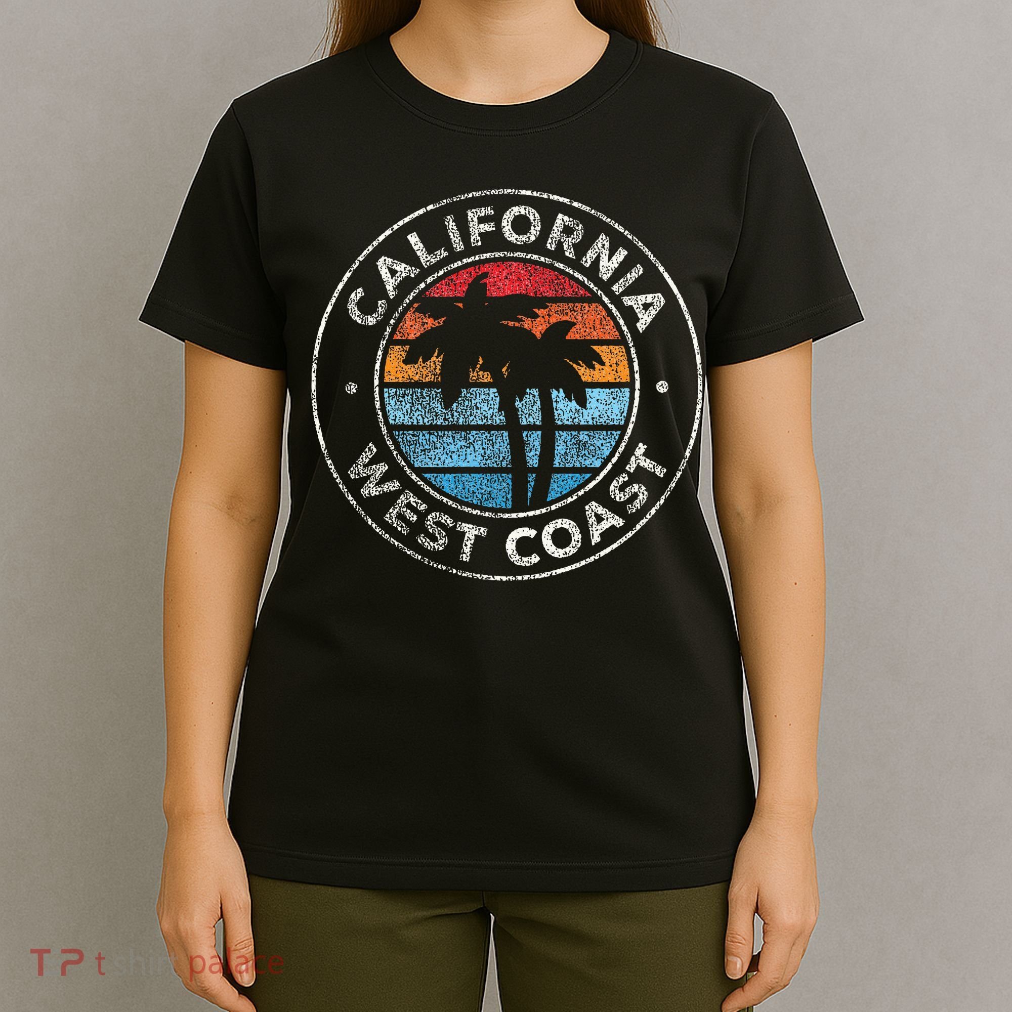 California CA Vintage Graphic Retro 70s T-Shirt