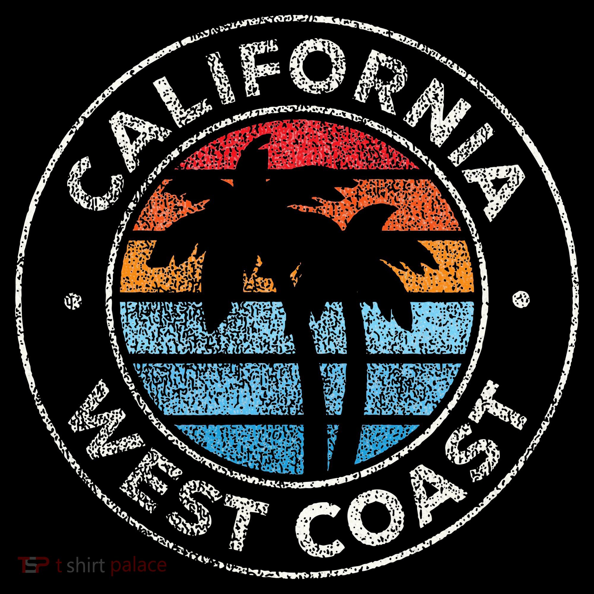 California CA Vintage Graphic Retro 70s T-Shirt