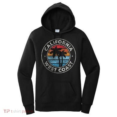 California CA Vintage Graphic Retro 70s Women's Hoodie