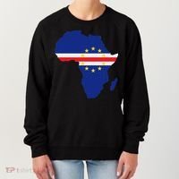 Cape Cabo Verde Verdean Flag Pride Africa Map Women's Sweatshirt thumb 0