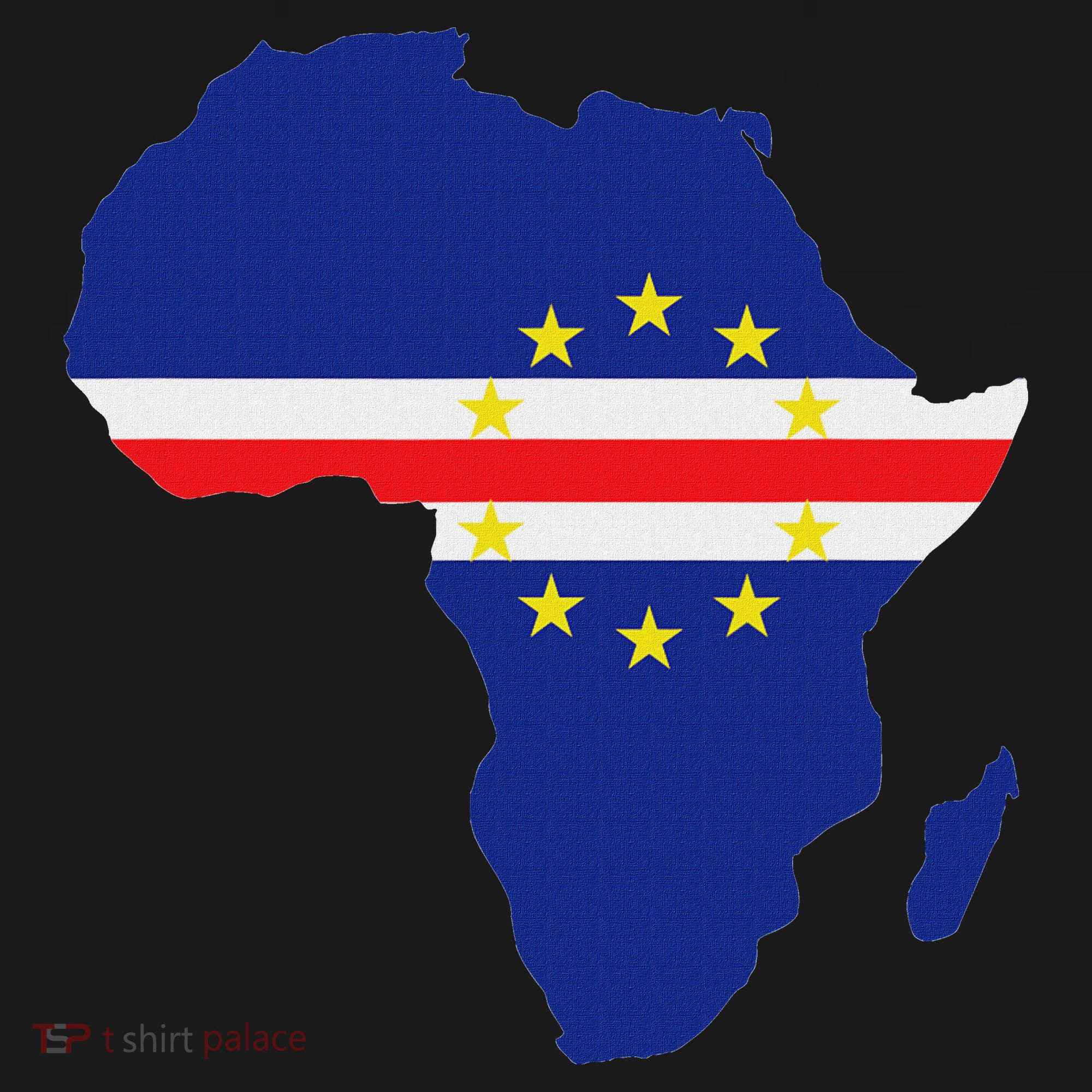 Cape Cabo Verde Verdean Flag Pride Africa Map Doggie Tank