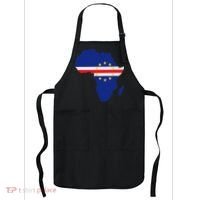 Cape Cabo Verde Verdean Flag Pride Africa Map Apron thumb 0