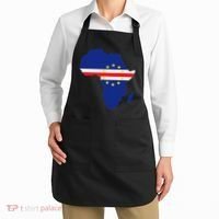 Cape Cabo Verde Verdean Flag Pride Africa Map Apron thumb 2
