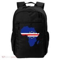 Cape Cabo Verde Verdean Flag Pride Africa Map Backpack thumb 0