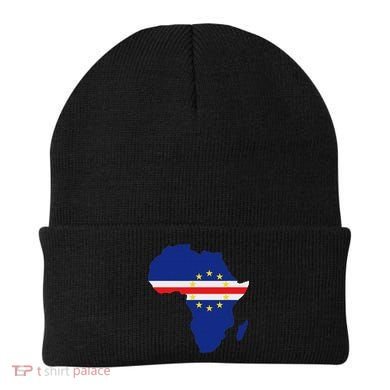 Cape Cabo Verde Verdean Flag Pride Africa Map Beanie