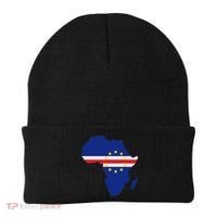 Cape Cabo Verde Verdean Flag Pride Africa Map Beanie thumb 0
