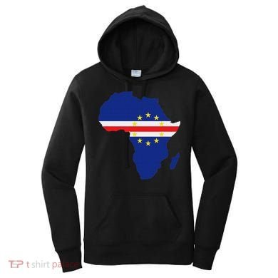 Cape Cabo Verde Verdean Flag Pride Africa Map Women's Hoodie