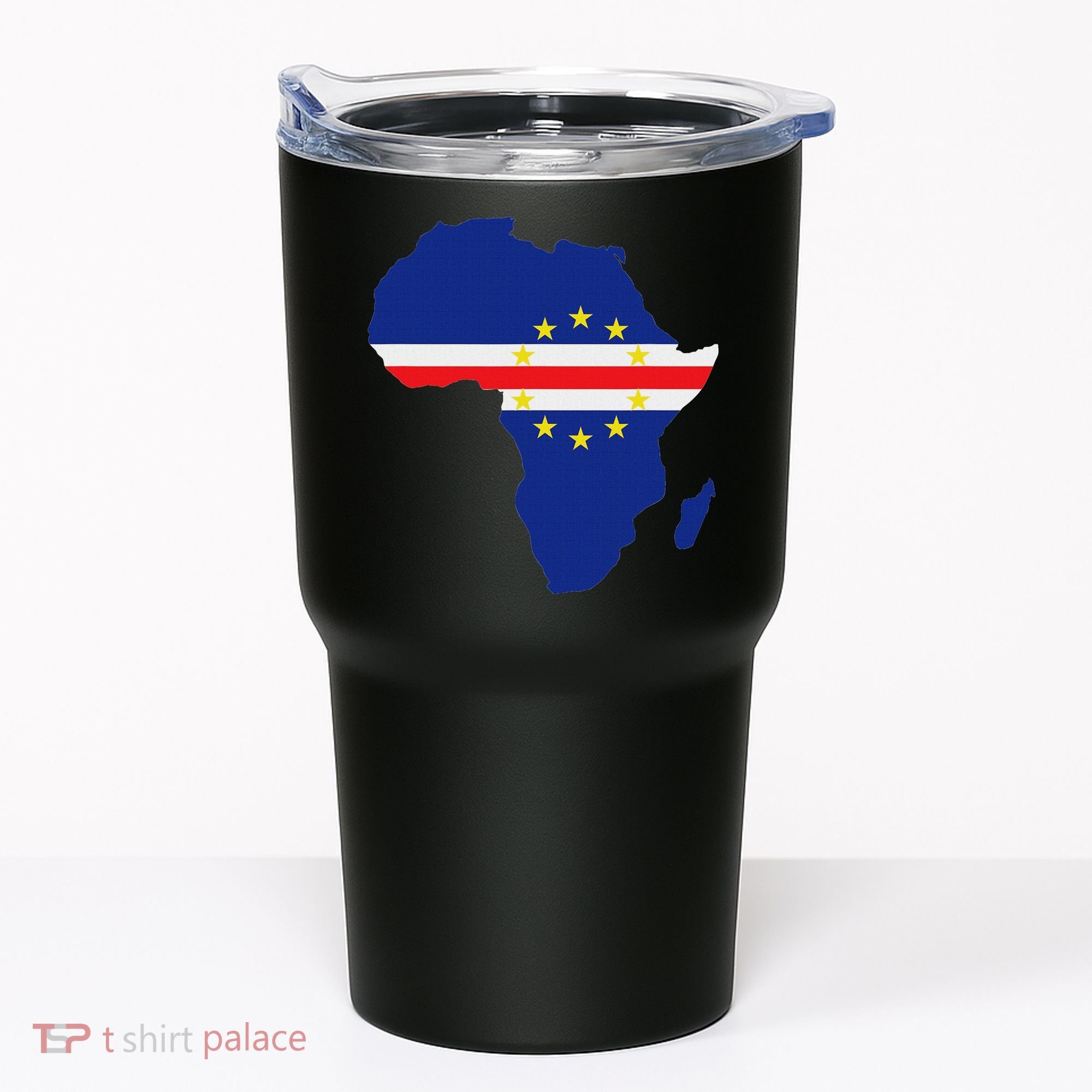Cape Cabo Verde Verdean Flag Pride Africa Map Tumbler