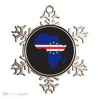 Cape Cabo Verde Verdean Flag Pride Africa Map Ornament thumb 0
