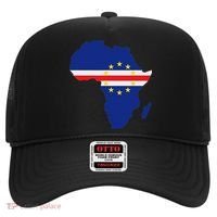 Cape Cabo Verde Verdean Flag Pride Africa Map Hat thumb 0