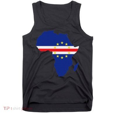Cape Cabo Verde Verdean Flag Pride Africa Map Tank Top