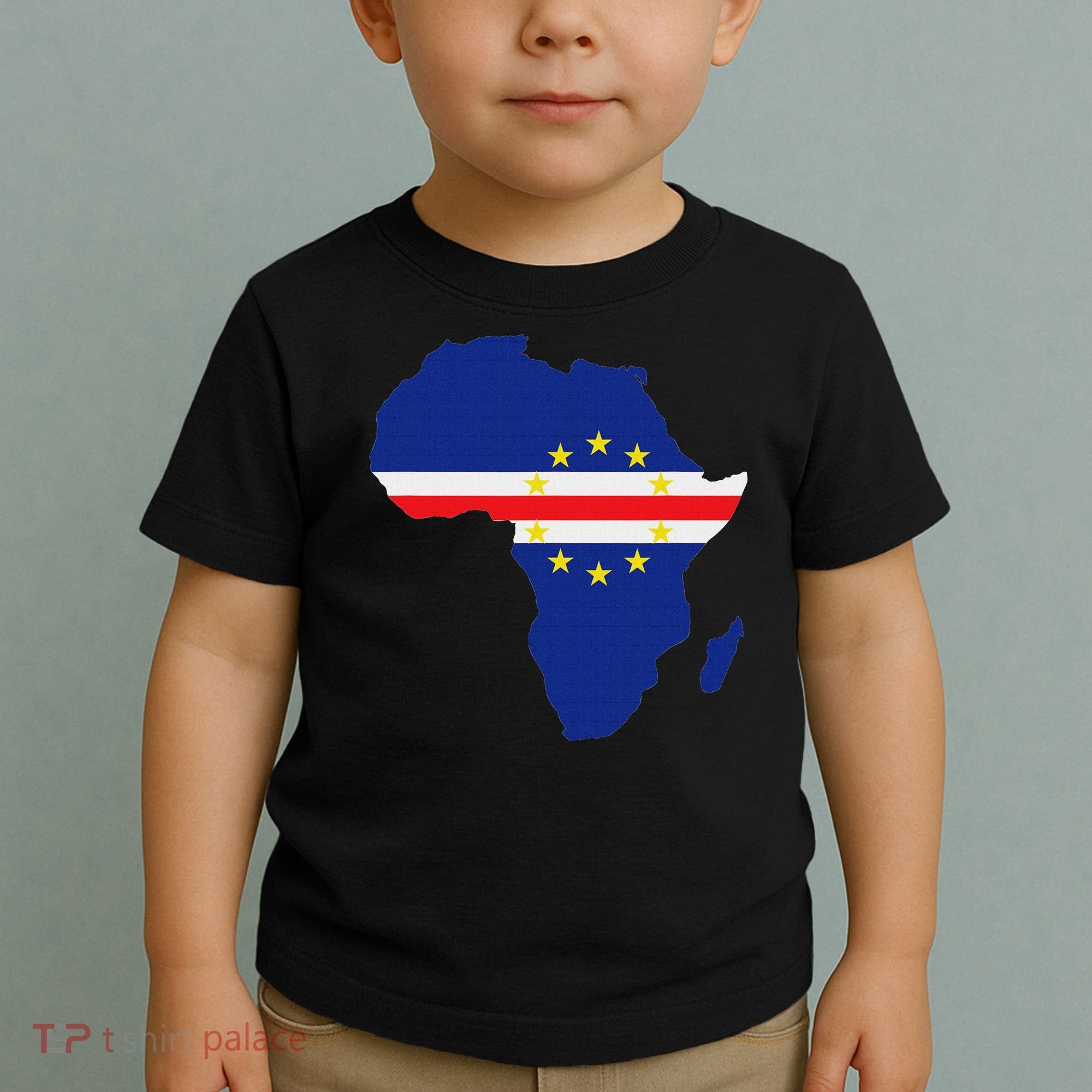 Cape Cabo Verde Verdean Flag Pride Africa Map Toddler T-Shirt