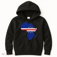 Cape Cabo Verde Verdean Flag Pride Africa Map Kids Hoodie thumb 0