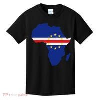 Cape Cabo Verde Verdean Flag Pride Africa Map Kids T-Shirt thumb 0