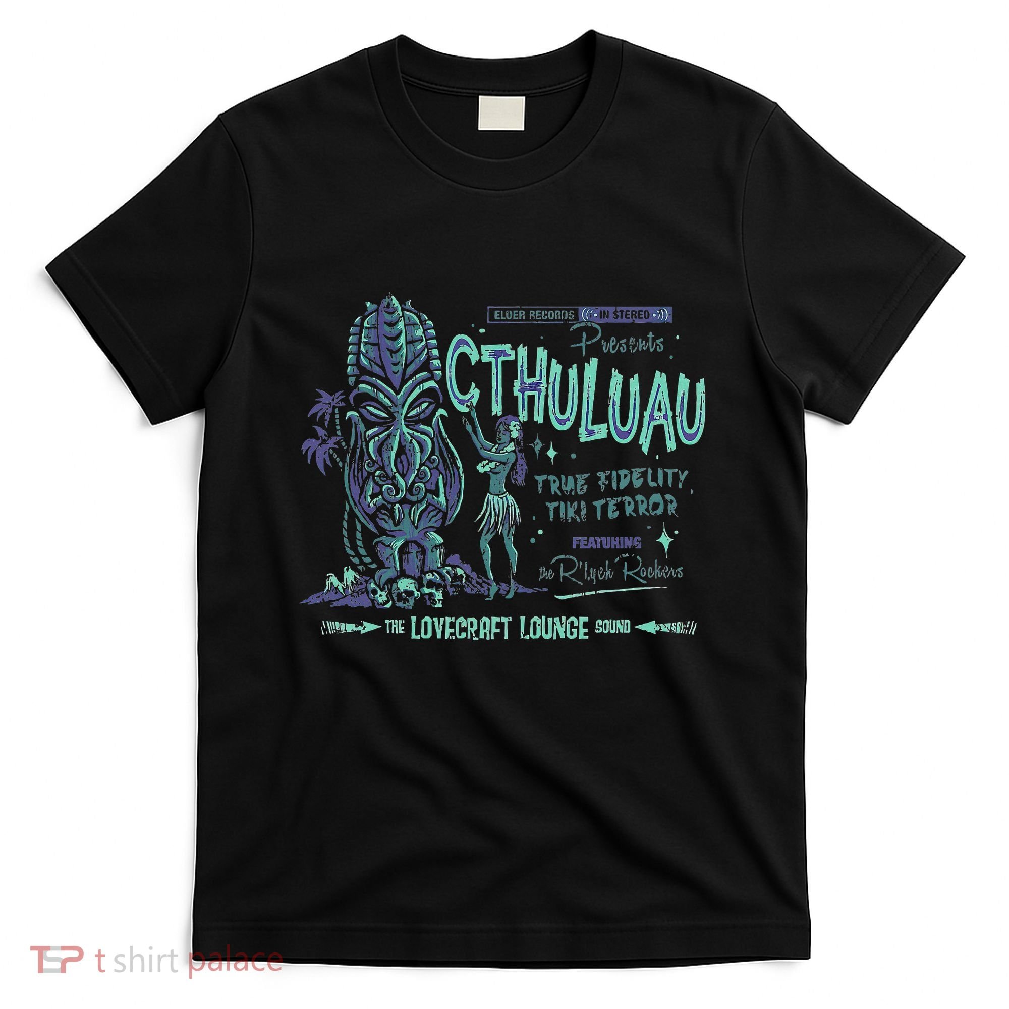 Cthuluau Color Variation Kthulhu Retro Tiki Bar Hawaiian T-Shirt