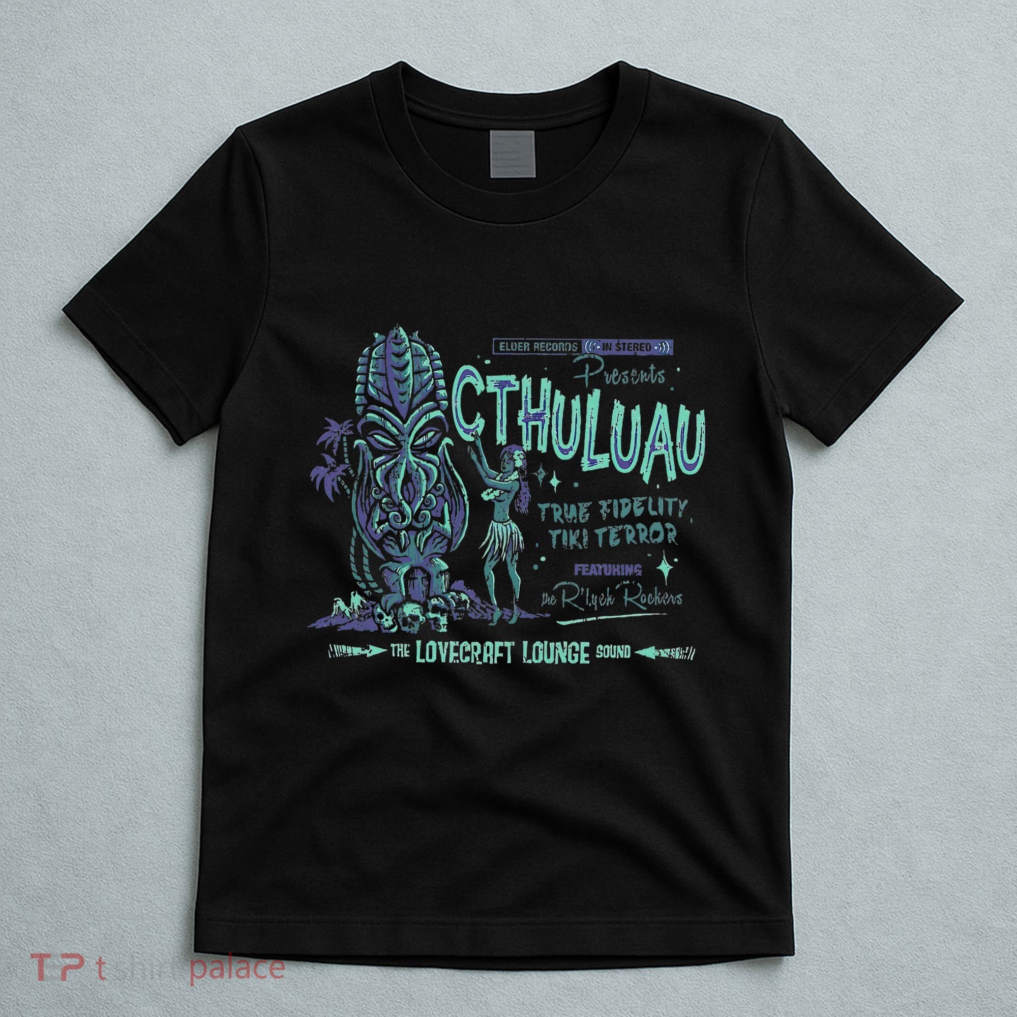 Cthuluau Color Variation Kthulhu Retro Tiki Bar Hawaiian T-Shirt
