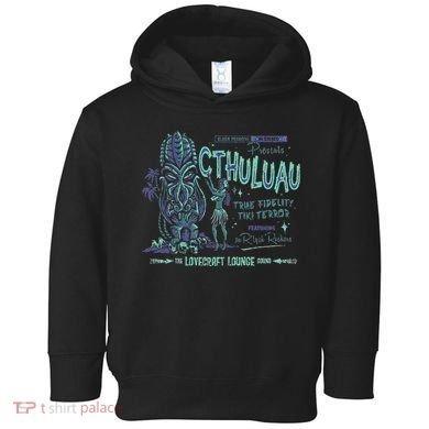 Cthuluau Color Variation Kthulhu Retro Tiki Bar Hawaiian Toddler Hoodie
