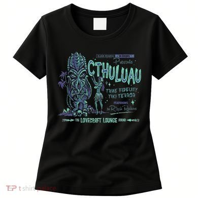 Cthuluau Color Variation Kthulhu Retro Tiki Bar Hawaiian Women's T-Shirt