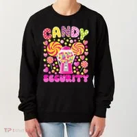 Candy Costume Women Candy Crew Funny Candy Security Women's Sweatshirt thumb 0