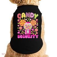 Candy Costume Women Candy Crew Funny Candy Security Doggie Tank thumb 0