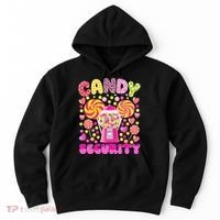 Candy Costume Women Candy Crew Funny Candy Security Hoodie thumb 0