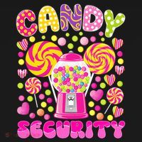 Candy Costume Women Candy Crew Funny Candy Security Apron thumb 3