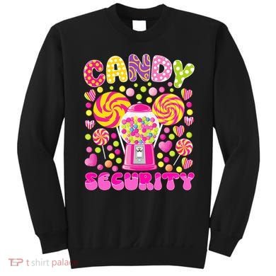 Candy Costume Women Candy Crew Funny Candy Security Sweatshirt
