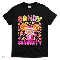 Candy Costume Women Candy Crew Funny Candy Security T-Shirt thumb 0