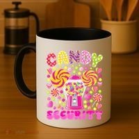 Candy Costume Women Candy Crew Funny Candy Security Coffee Mug thumb 4
