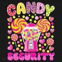 Candy Costume Women Candy Crew Funny Candy Security Toddler Hoodie thumb 2