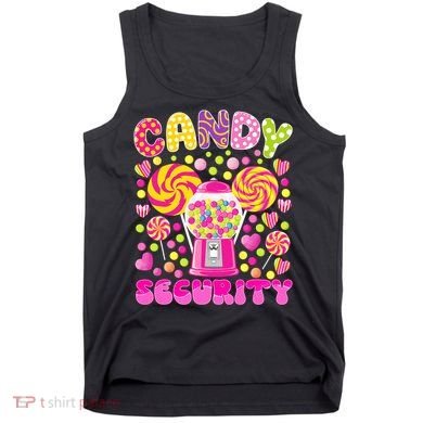Candy Costume Women Candy Crew Funny Candy Security Tank Top