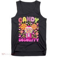 Candy Costume Women Candy Crew Funny Candy Security Tank Top thumb 0