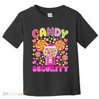 Candy Costume Women Candy Crew Funny Candy Security Toddler T-Shirt thumb 0