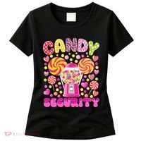 Candy Costume Women Candy Crew Funny Candy Security Women's T-Shirt thumb 0