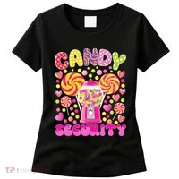 Candy Costume Women Candy Crew Funny Candy Security Women's T-Shirt thumb 0