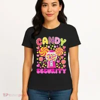 Candy Costume Women Candy Crew Funny Candy Security Women's T-Shirt thumb 4