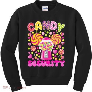 Candy Costume Women Candy Crew Funny Candy Security Kids Sweatshirt