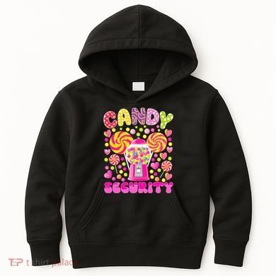 Candy Costume Women Candy Crew Funny Candy Security Kids Hoodie
