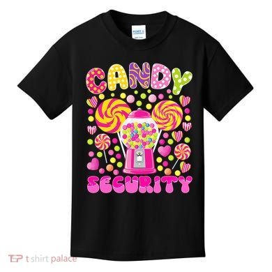 Candy Costume Women Candy Crew Funny Candy Security Kids T-Shirt