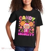 Candy Costume Women Candy Crew Funny Candy Security Kids T-Shirt thumb 2