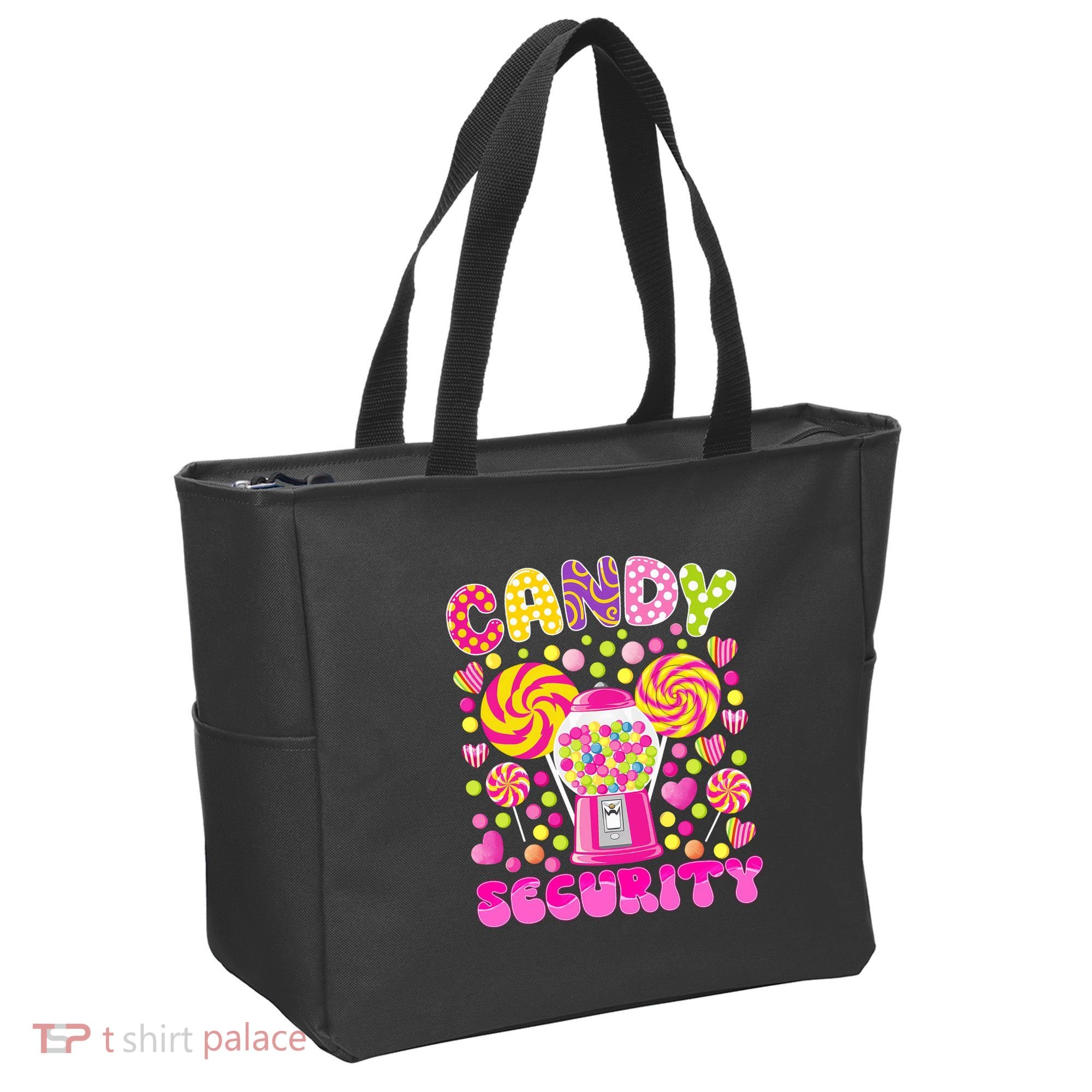 Candy Costume Women Candy Crew Funny Candy Security Tote Bag