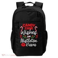 Candy Cane Wishes And Mistletoe Kisses Christmas Costume Backpack thumb 0