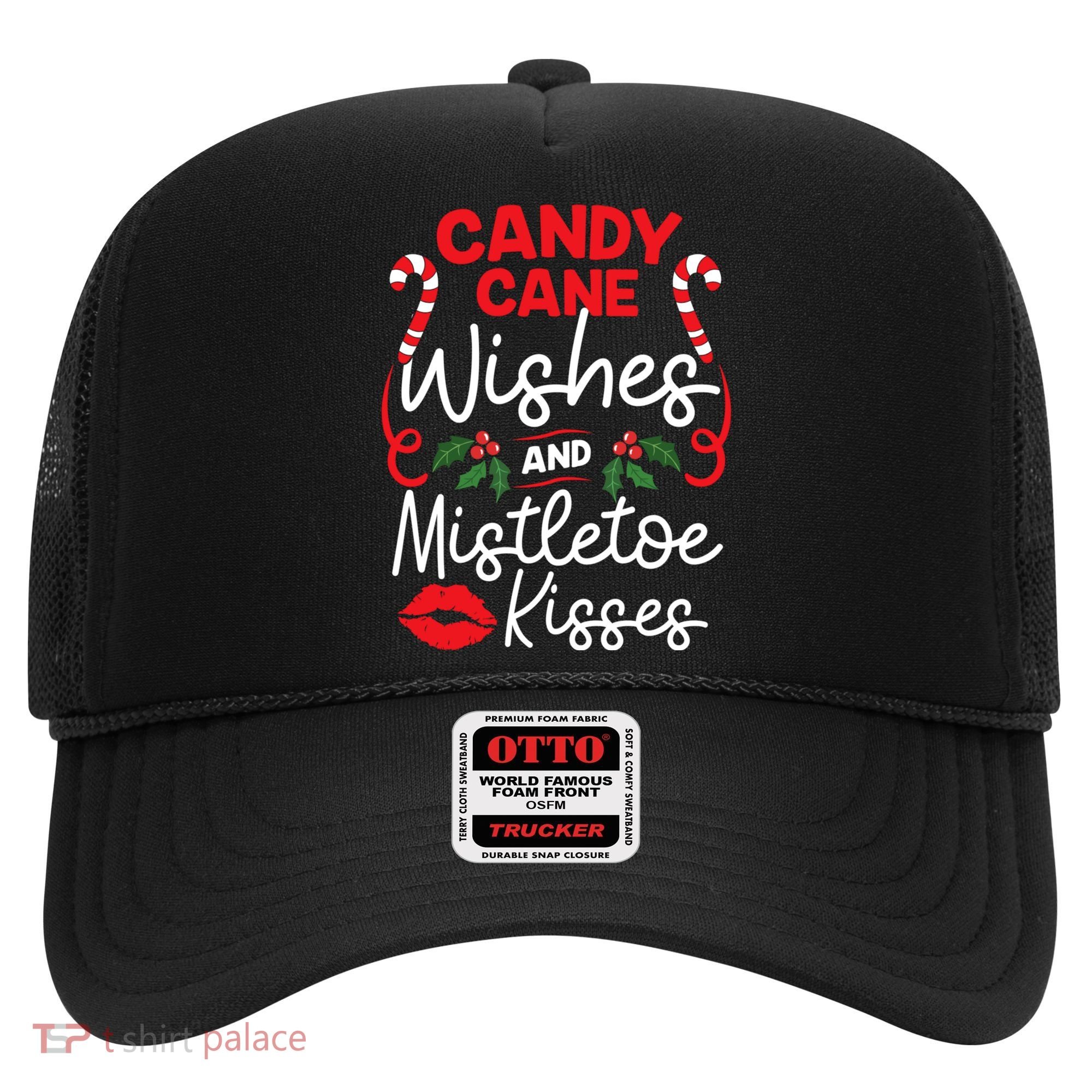 Candy Cane Wishes And Mistletoe Kisses Christmas Costume Hat