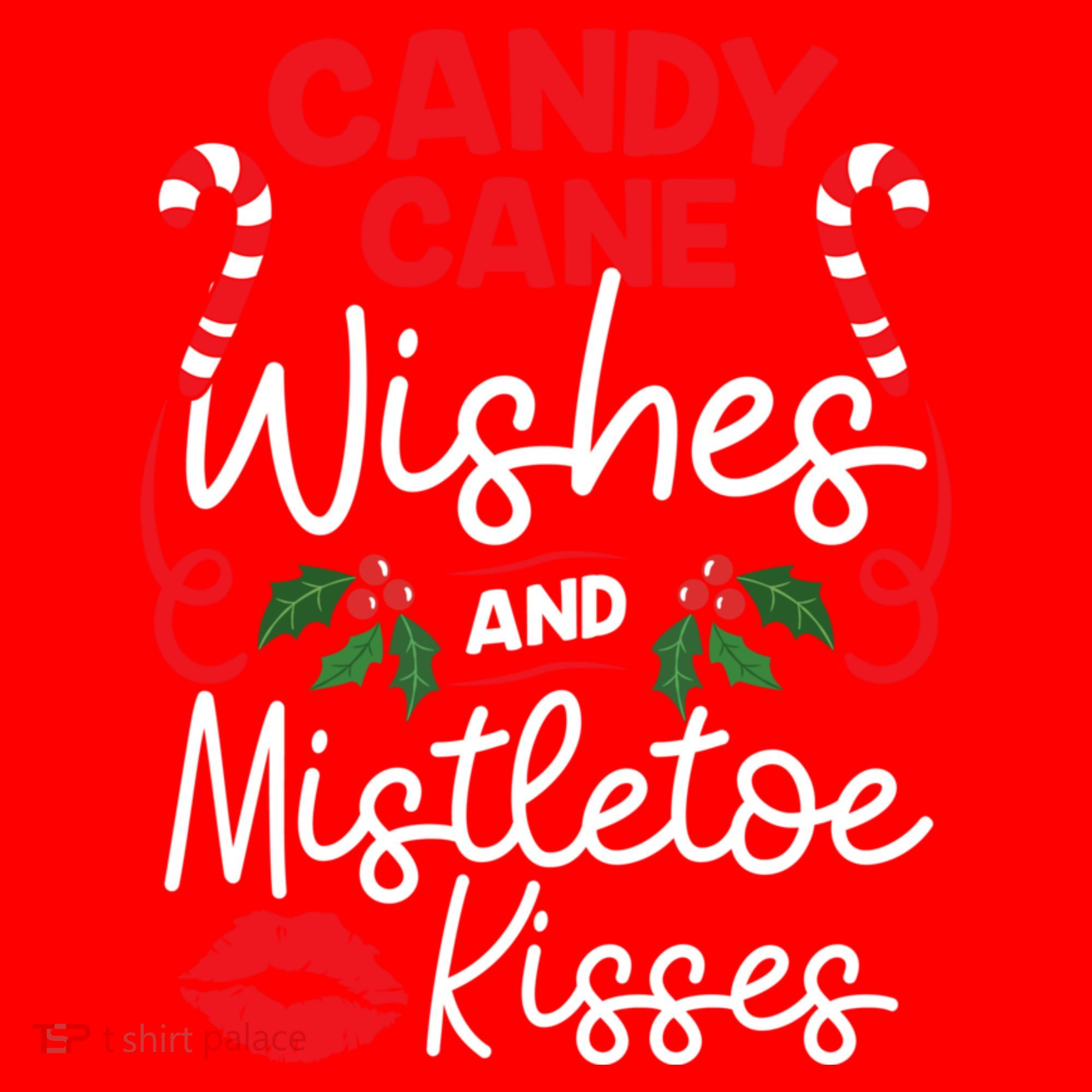 Candy Cane Wishes And Mistletoe Kisses Christmas Costume Santa Hat