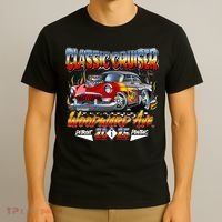 Classic Cruiser Woodward Ave Detroit To Pontiac 2025 T-Shirt thumb 3