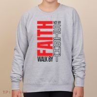 Christian Christian Walk By Faith Not By Sight Women's Sweatshirt thumb 0
