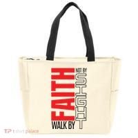 Christian Christian Walk By Faith Not By Sight Tote Bag thumb 0