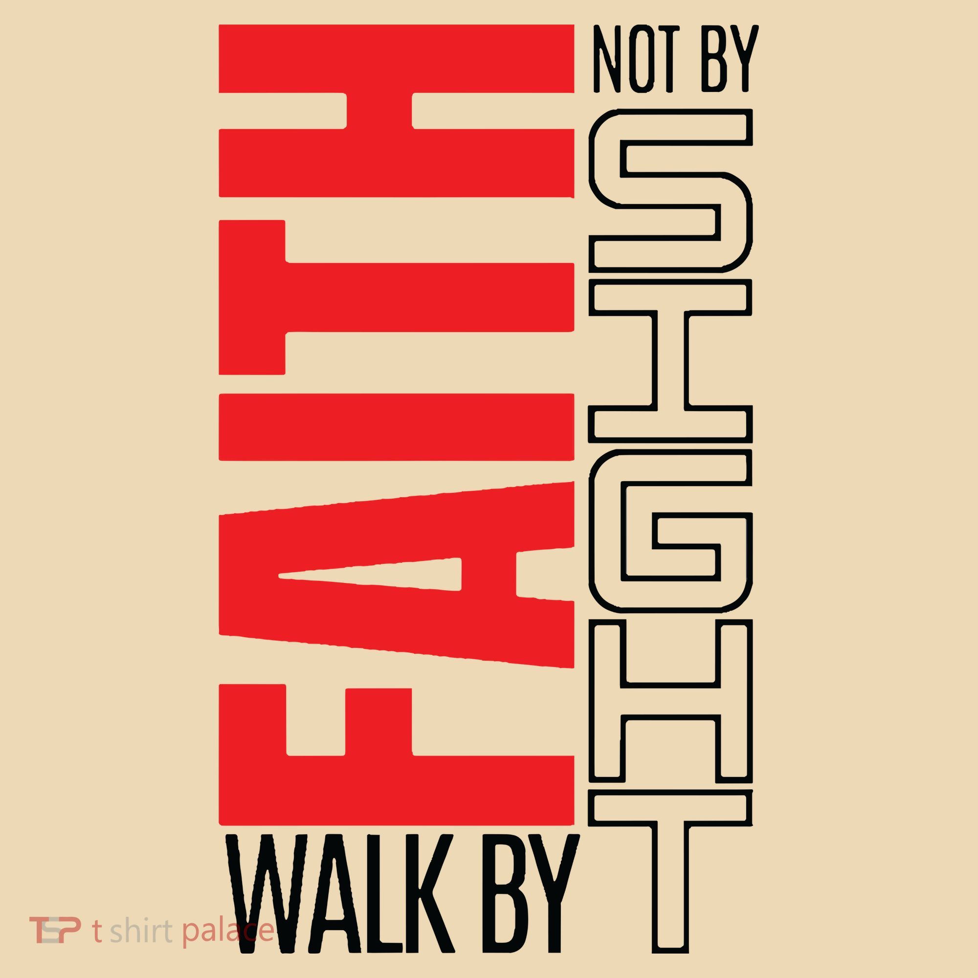 Christian Christian Walk By Faith Not By Sight Tote Bag
