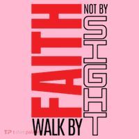 Christian Christian Walk By Faith Not By Sight Coaster thumb 2