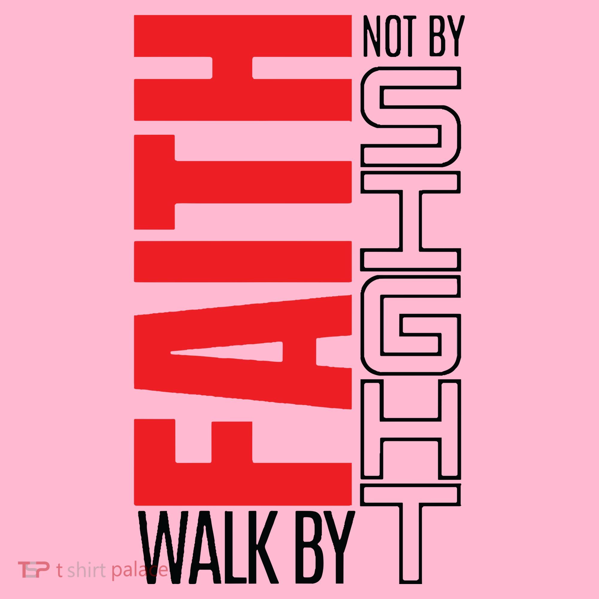 Christian Christian Walk By Faith Not By Sight Coaster
